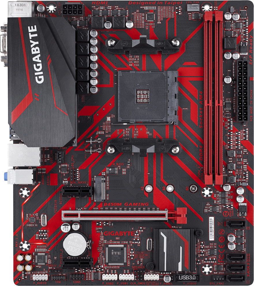 Board discount gigabyte b450m